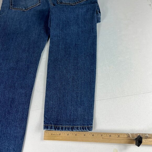 Max Mara Jeans Women's 29x29* Weekend Cropped Cigarette Skinny Blue Denim Tag 8 - Picture 11 of 16